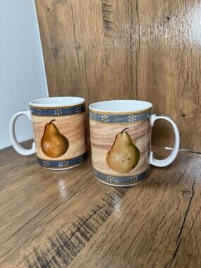 Block COUNTRY ORCHARD Mug Pears Set Of Two